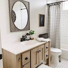 Rustic rashaun gray stone oval vessel bathroom sink. The 70 Best Farmhouse Bathroom Ideas Home And Design