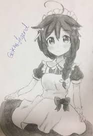 Here presented 62+ anime clothes drawing images for free to download, print or share. Shigure Wearing Maid Outfit Sketch Anime Amino