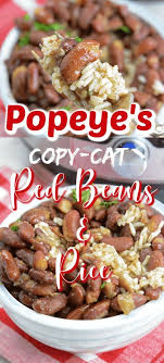 Instant Pot Popeye S Copy Cat Red Beans And Rice Recipe Easy Rice Recipes Instant Pot Dinner Recipes Red Beans And Rice Recipe Easy