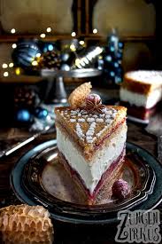 Nusstorte Mit Honig Zimt Mousse Und Gewurz Kirschen Zungenzirkus Kuchen Und Torten Rezepte Kuchen Und Torten Leckere Torten