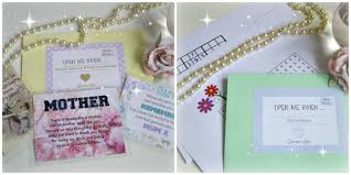 Once you glue them together, you can build it however tall you want. Sarah S Simply Handmade Craft Room Secrets Open Me When Letters For Mother S Day