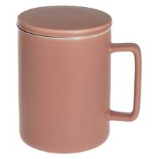 Altom, kubek z zaparzaczem poj. Kubek Z Zaparzaczem I Pokrywka Nature 400 Ml Brazowy Terakota