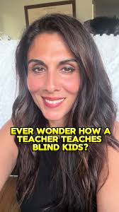 Ever wonder how a teacher teaches blind kids? Here’s a typical afternoon in  our class for students with vision impairments. Video description for our  visually impaired friends: video starts with ...