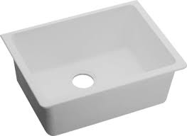 Available in stainless steel, fireclay or quartz, elkay workstation sinks are designed to fit all kitchen styles and are engineered for convenience. Elkay Elgu2522wh0 Quartz Classic 24 5 8 Kitchen Sink Qualitybath Com