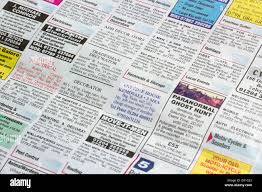 Classified adverts page of the Bolton ...