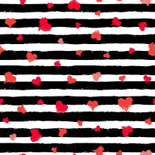 Black And White Heart Background Designs Vector Stripe Pattern With Hearts Valentine Background Wallpaper Gift Paper Fabric Print In 2020 Valentine Background Painted Backdrops Decoupage Paper Printable