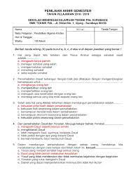 Maybe you would like to learn more about one of these? Soal Ujian Agama Kristen