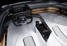 Peugeot Fractal Concept Car Features A Wild 3d Printed Interior Concept Car Interior Concept Cars Car Interior Sketch