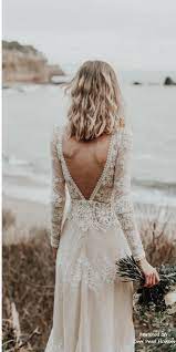 Lisa Cotton Lace With Open Back Bohemian Wedding Dress Boho Wedding Dress Lace Beach Wedding Dress Boho Bohemian Wedding Dress Lace