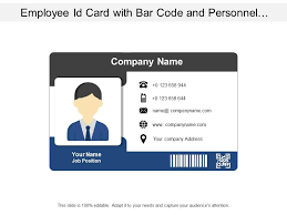 Create your custom id card using a template from the adobe spark library. Company Id Card For Employee Information Include Date Of Joining And Validity Details Presentation Powerpoint Images Example Of Ppt Presentation Ppt Slide Layouts