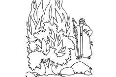 He went to a mountain called horeb, the mountain of god. 31 Burning Bush Moses Coloring Pages Ideas Burning Bush Coloring Pages Moses