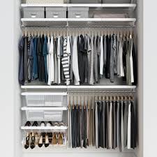 Custom made wardrobe solutions ranging from reach in to walk in wardrobes and closets for your bedroom, garage and home storage solutions. Home Storage Solutions Elfa Wardrobe Storage Solutions Gliding Pull Out Pant Trouser Rack 60 White New Wardrobe Accessories