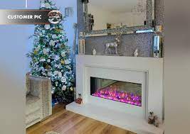 This sturdy electric fireplace tv stand offers a classic look and a 5000 btu powerful heating system to make the room. Modern Electric Fire Suite Denver 890 Fireplace Factory