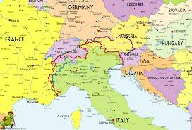 Map of france and italy france map of france click map to e. Via Alpina