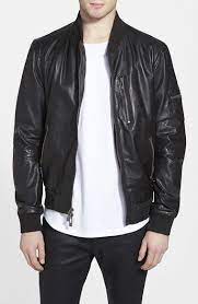 500 Rogue Black Leather Bomber Jacket Black Leather Bomber Jacket Leather Bomber Jacket Mens Outdoor Jackets
