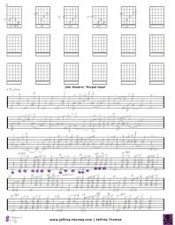 Jimi Hendrix Purple Haze Guitar Tab By Jeffrey Thomas Check Out My Guitar Tab For This Classic Hendrix Tune Free Skype Guitar Lesson Included