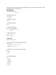 Check spelling or type a new query. Contoh Soal Dan Pembahasan Bentuk Pangkat Dan Akar Pdf
