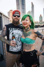 The tattoo artists here are young and eccentric. Ms Tings Shanghai Tattoo Tattooing