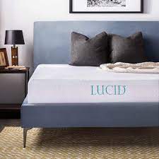 Are you upset with the current traditional hard foamed bed top? Amazon Com Lucid 10 Inch 2019 Gel Memory Foam Mattress Medium Firm Feel Certipur Us Certified Queen Home Kitchen