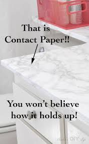 Marble Contact Paper Countertop 10 Months Later Contact Paper Countertop Diy Countertops Countertop Makeover
