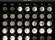 The exact dates for the phases are given in universal time and therefore can differ by a day at the place where you live. Download Moon Calendars