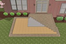 How To Install A Larger Paver Patio Over Smaller Concrete Patio Paver Patio Concrete Patio Diy Patio