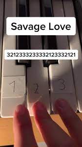 bw12 benjiiw has created a short video on tiktok with music originalnyj zvuk savage love 321233323333 easy piano songs piano notes songs piano songs