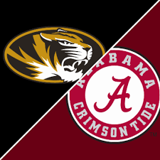 Image result for missouri alabama espn football