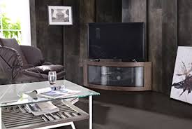 Buy your refurbished tv here from just £110! Centurion Supports Pangea Real Wood Walnut Veneer Beam Thru Curved Tru Corner 32 55 Tv Cabinet Refurbished Amazon Co Uk Electronics Photo