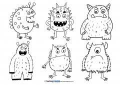 Monster colouring page 11 is one of my favourites of all 30 monster colouring pages. The Colour Monster Teaching Ideas