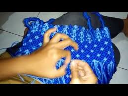 bagus banget tutorial hasil akhir dompet cantik imut si ungu youtube macrame bag macrame knots tutorial macrame tutorial