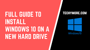 To install the new drive in place of the old one, you'll just reverse the process. How To Install Windows 10 On A New Hard Drive Guide