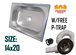 Note that this improper plumbing could be flagged by a home. Tero Hardware And Construction Supplies Kitchen Sink W Free Flexible P Trap Facebook