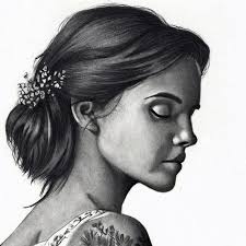 Edith Parra Portrait Drawings