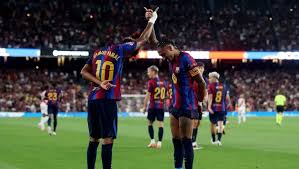برشلونة يكتسح رايو فايكانو بخماسية ويواصل بدايته المثالية في الليغا