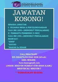 Answer the phone, issue invoice/do, preparing the item to send, manage the office and communicate well with customers. Jawatan Kosong Untuk Pekerja Kerja Kosong Shah Alam Facebook