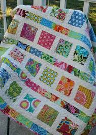 Quilts Made With 2 Charm Packs Cute Charm Quilt Who Needs A Pattern The Size Would Have Been Nice Quilts Patterns Using Char Quilts Colorful Quilts Easy Quilts