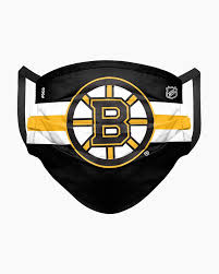 A virtual museum of sports logos, uniforms and historical items. Forever Collectibles Boston Bruins Logo Pleated Face Mask The Paper Store