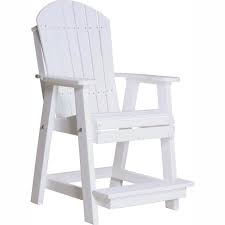 Luxcraft Poly Adirondack Balcony Chair Hostetler S Furniture Balcony Chairs Plastic Patio Furniture Furniture