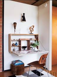 Creatively utilize your available space by installing modernized space saving desk. Smart Space Saving Desks That Will Impress You Feelitcool Com Mobelideen Schreibtischideen Wandtisch