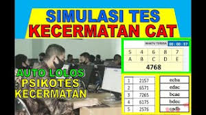 Check spelling or type a new query. Simulasi Tes Kecermatan Cat Seleksi Penerimaan Polri Youtube