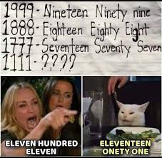 Learn English Quickly On Instagram What Is 1111 Funny Relatable Memes Funny Memes Stupid Funny Memes