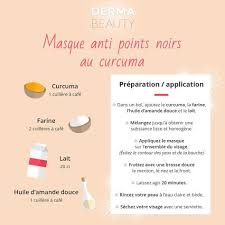 Masque Anti Points Noirs Au Curcuma Dermabeauty Fr Avec Ce Masque Maison Fabrique A Partir De Cette Epi En 2020 Masque Anti Point Noir Point Noir Anti Points Noirs
