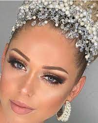 Pearl Bridal Headband Beaded Headpiece High Bun Headband Etsy In 2021 Pearl Bridal Headband Crystal Bridal Headband Bridal Headband