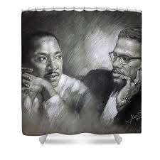 Martin luther king was born into a family whose name in atlanta was well established. Martin Luther King Jr And Malcolm X Shower Curtain For Sale By Ylli Haruni