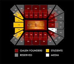 28 rare galen center seating chart