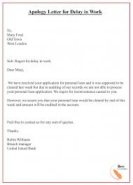 name address city, state, zip. Apology Letter For Delay Template Sample Examples