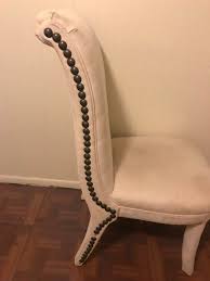 Used Soft White Velvet Chairs 2 For Sale In Austin Letgo Urunler Mobilya