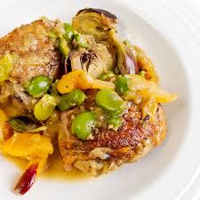 Bring a large pot of water to a boil. Chicken Tagine With Baby Artichokes Green Olives Apricots Preserved Lemon