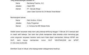 Contoh surat keterangan penghasilan untuk pengajuan kartu kredit. Contoh Surat Keterangan Karyawan Contoh Surat Cute766